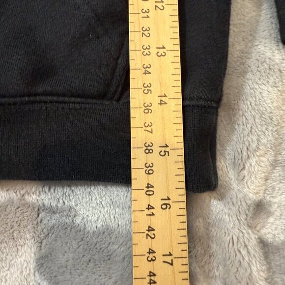 NFL Team Apparel Black Pullover Raiders Football Hoodie Embroidered Logo Sz 5/6 - Picture 6 of 6